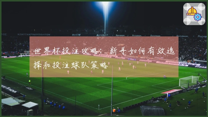 世界杯投注攻略：新手如何有效选择和投注球队策略
